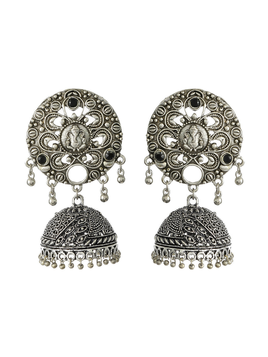 Silvermerc Silver Plated Stud Earrings For Women